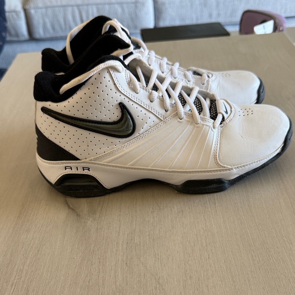 Nike Black and White Air High-Tops